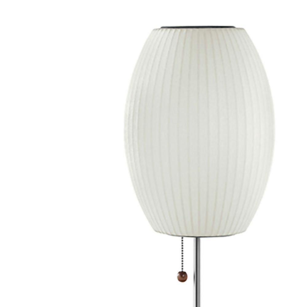 Herman Miller ハーマンミラー BUBBLE LAMPS バブルランプ Cigar Lotus Table Lamp シガー ロータス テーブルランプ ブラッシュドニッケル デザイン：ジョージ・ネルソン