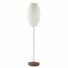 Herman Miller ハーマンミラー BUBBLE LAMPS バブルランプ Cigar Lotus Floor Lamp シガー ロータス フロアランプ Mサイズ ウォールナット デザイン：ジョージ・ネルソン