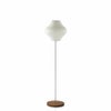 Herman Miller ハーマンミラー BUBBLE LAMPS バブルランプ Pear Lotus Floor Lamp ペアー ロータス フロアランプ Sサイズ ウォールナット デザイン：ジョージ・ネルソン