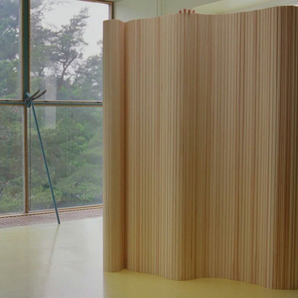 Artek アルテック 100 SCREEN スクリーン パーティション Size D W200cm × H100cm クリアラッカー仕上げ デザイン：アルヴァ・アアルト