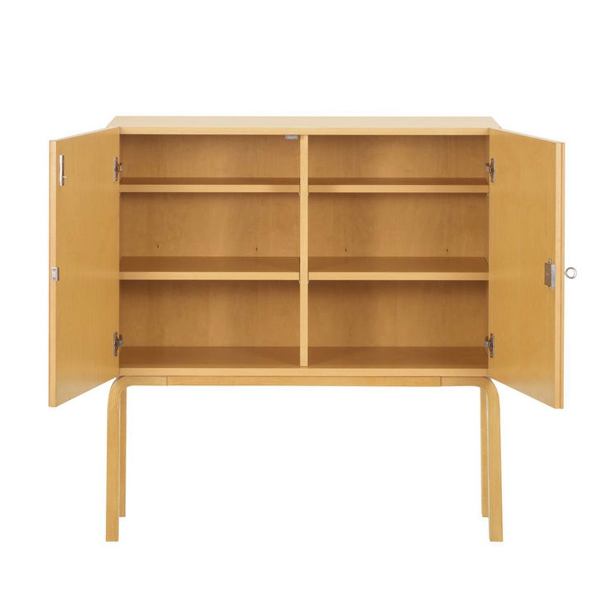 Artek アルテック CABINET 250 キャビネット 250 収納家具 ストレージ サイズ：95×60cm 高さ100cm 4本脚 バーチ ハニーステイン デザイン：アルヴァ・アアルト