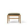 Carl Hansen & Son カール・ハンセン＆サン OW149F コロニアルスツール オットマン フットスツール オーク （オイルフィニッシュ） 張座：レザー Terra テラ デザイン：オーレ・ヴァンシャー