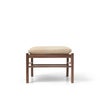Carl Hansen & Son カール・ハンセン＆サン OW149F コロニアルスツール オットマン フットスツール ウォルナット （オイルフィニッシュ） 張座：レザー Terra テラ デザイン：オーレ・ヴァンシャー