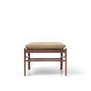 Carl Hansen & Son カール・ハンセン＆サン OW149F コロニアルスツール オットマン フットスツール ウォルナット （オイルフィニッシュ） 張座：レザー Terra テラ デザイン：オーレ・ヴァンシャー