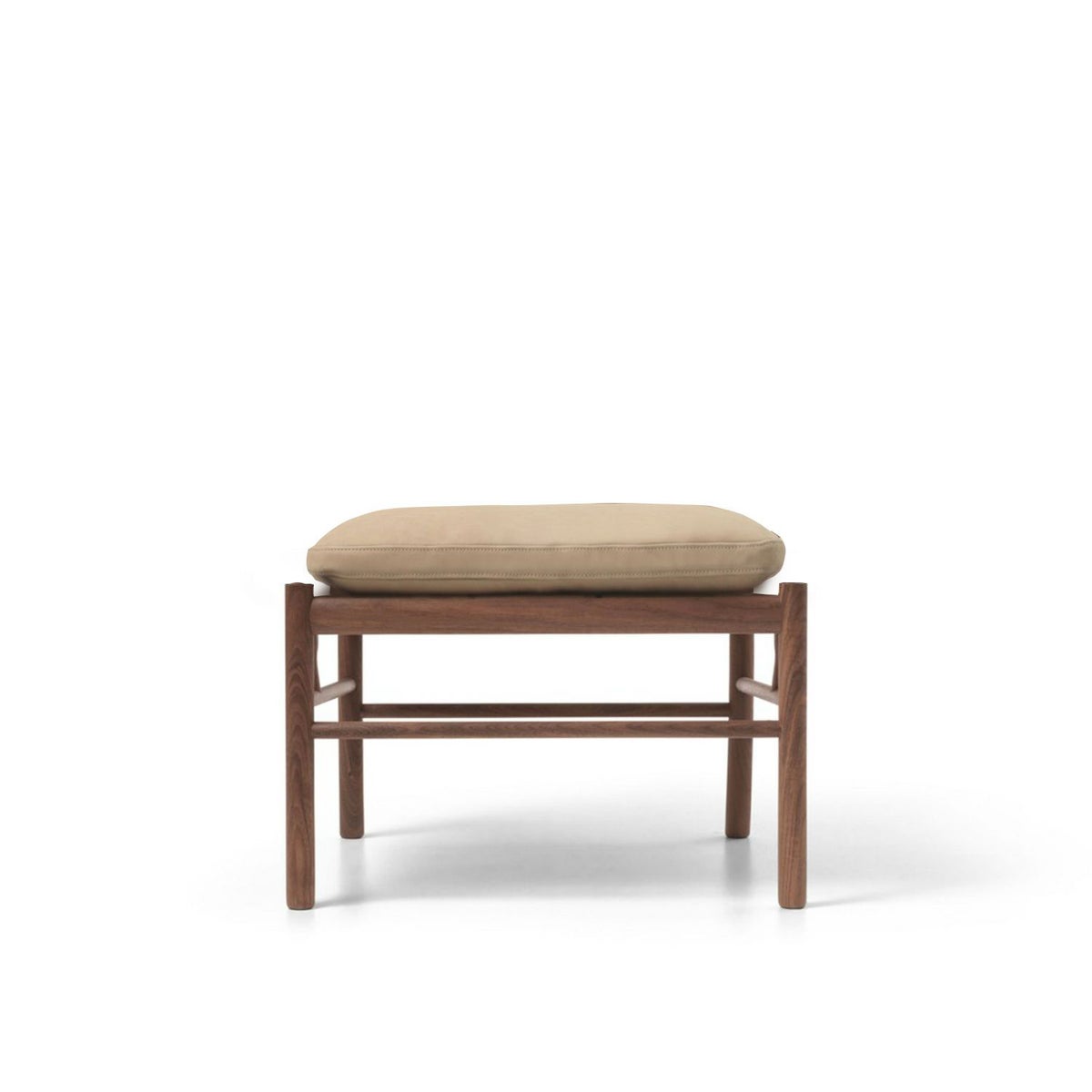 Carl Hansen & Son カール・ハンセン＆サン OW149F コロニアルスツール オットマン フットスツール ウォルナット （オイルフィニッシュ） 張座：レザー Terra テラ デザイン：オーレ・ヴァンシャー