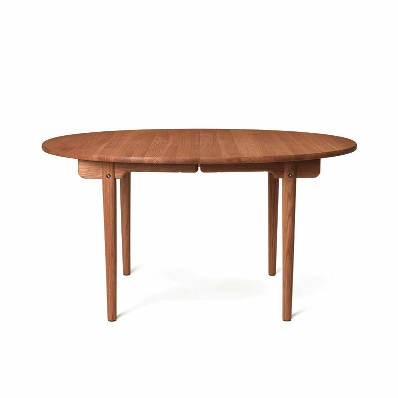 Carl Hansen & Son カール・ハンセン＆サン CH337 伸長式 ダイニングテーブル W140cm チーク (オイルフィニッシュ) デザイン：ハンス・J・ウェグナー