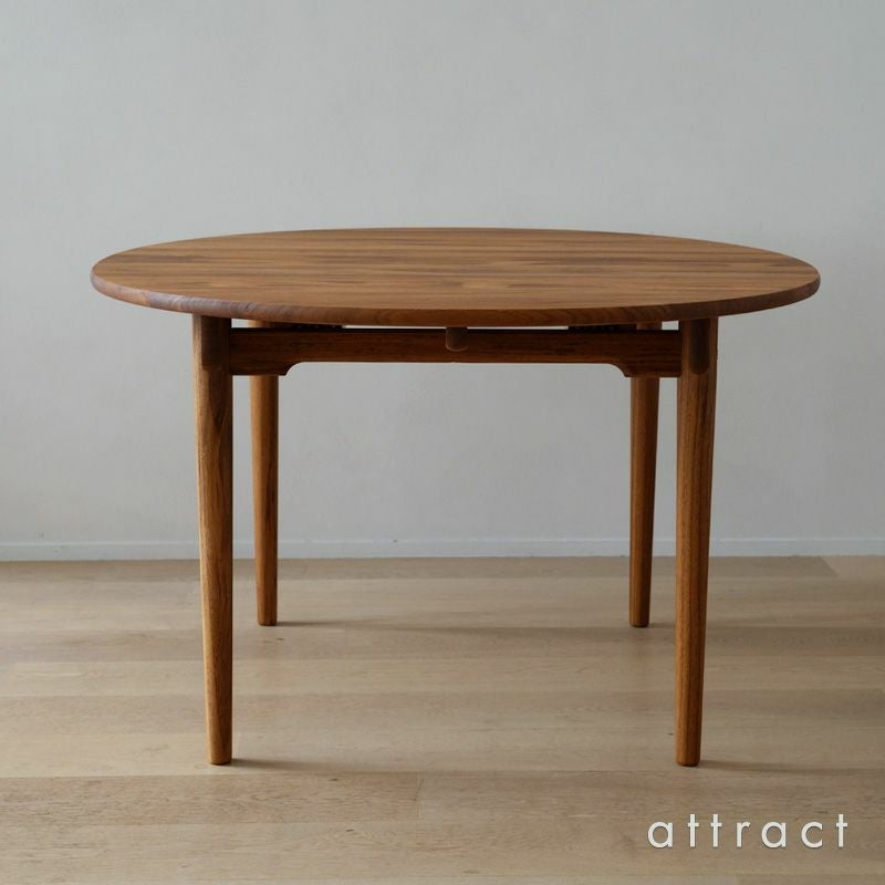 Carl Hansen & Son カール・ハンセン＆サン CH337 伸長式 ダイニングテーブル W140cm チーク (オイルフィニッシュ) デザイン：ハンス・J・ウェグナー