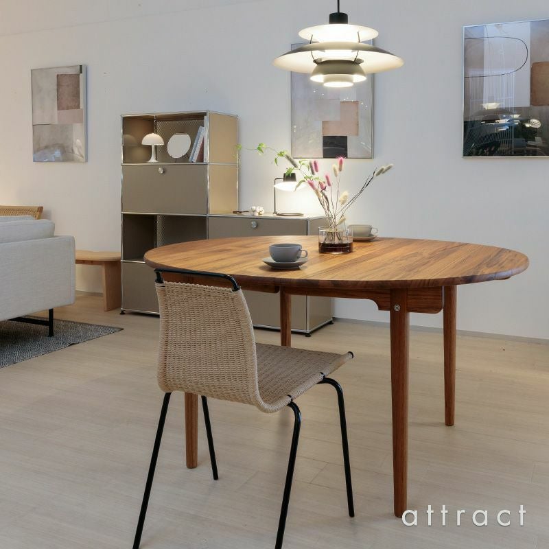 Carl Hansen & Son カール・ハンセン＆サン CH337 伸長式 ダイニングテーブル W140cm チーク (オイルフィニッシュ) デザイン：ハンス・J・ウェグナー