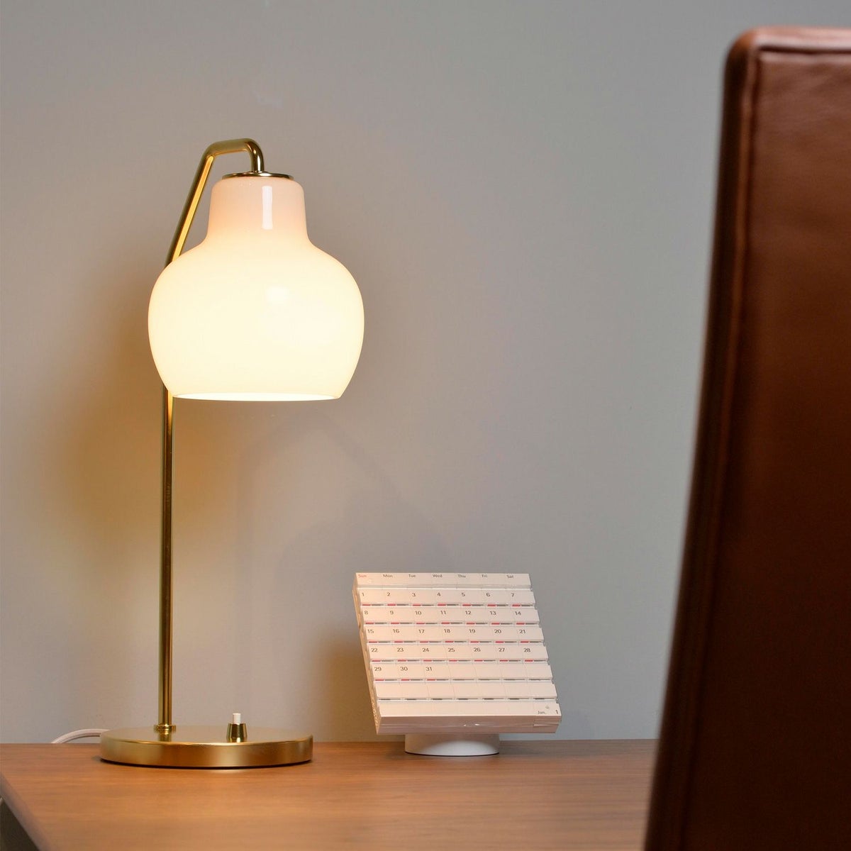 Louis Poulsen ルイスポールセン VL Ring Crown Table Lamp リングクラウン テーブルランプ Φ150 乳白ガラス デザイン：ヴィルヘルム・ラウリッツェン