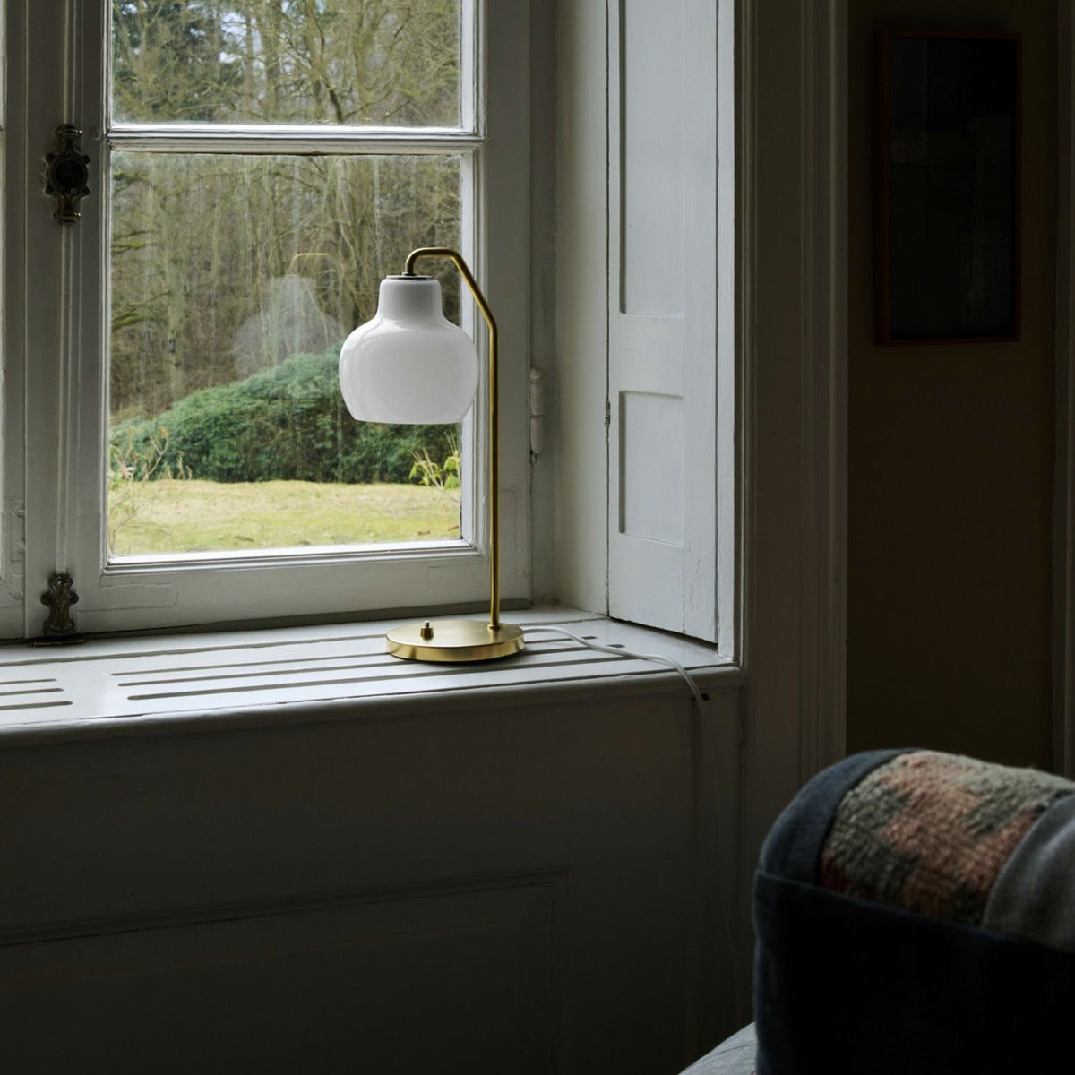 Louis Poulsen ルイスポールセン VL Ring Crown Table Lamp リングクラウン テーブルランプ Φ150 乳白ガラス デザイン：ヴィルヘルム・ラウリッツェン