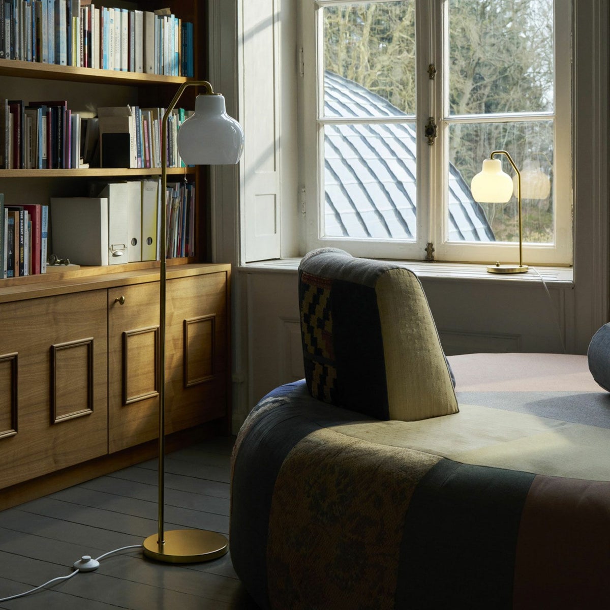 Louis Poulsen ルイスポールセン VL Ring Crown Table Lamp リングクラウン テーブルランプ Φ150 乳白ガラス デザイン：ヴィルヘルム・ラウリッツェン