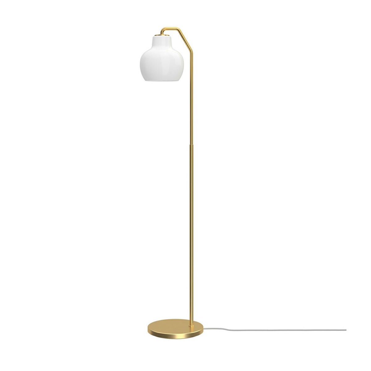Louis Poulsen ルイスポールセン VL Ring Crown Floor Lamp リングクラウン フロアランプ Φ190 乳白ガラス デザイン：ヴィルヘルム・ラウリッツェン