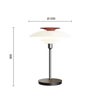 Louis Poulsen ルイスポールセン PH 80 Portable ポータブル LED テーブルランプ スタンドライト Φ230mm （シルヴァー・クローム） ポール・ヘニングセン