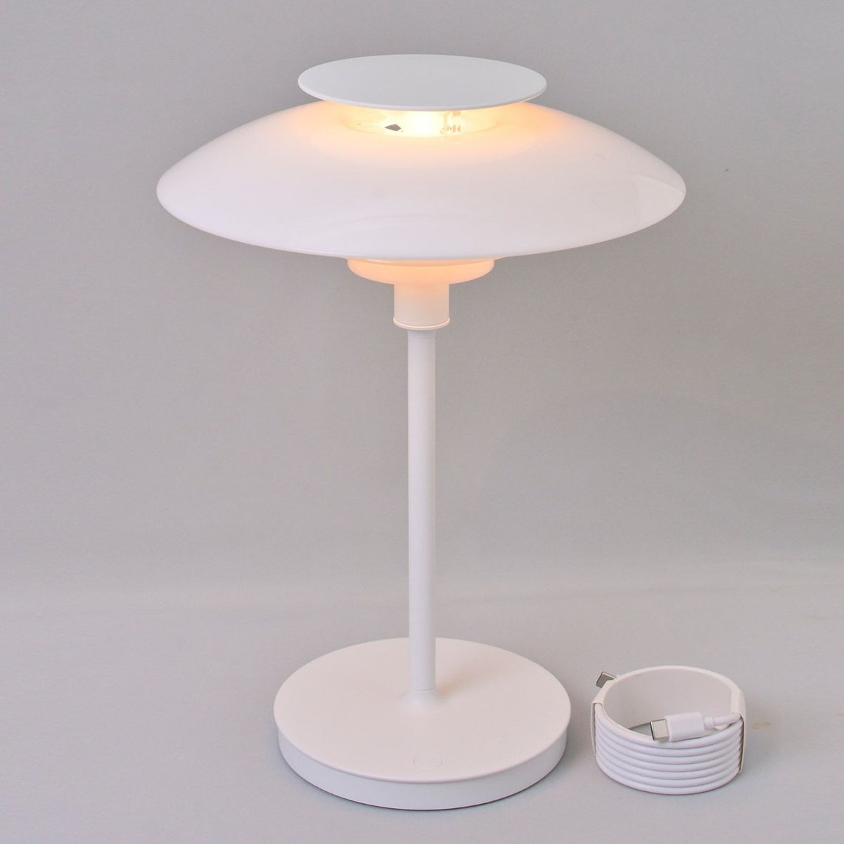 Louis Poulsen ルイスポールセン PH 80 Portable ポータブル LED テーブルランプ スタンドライト Φ230mm （ホワイト） ポール・ヘニングセン