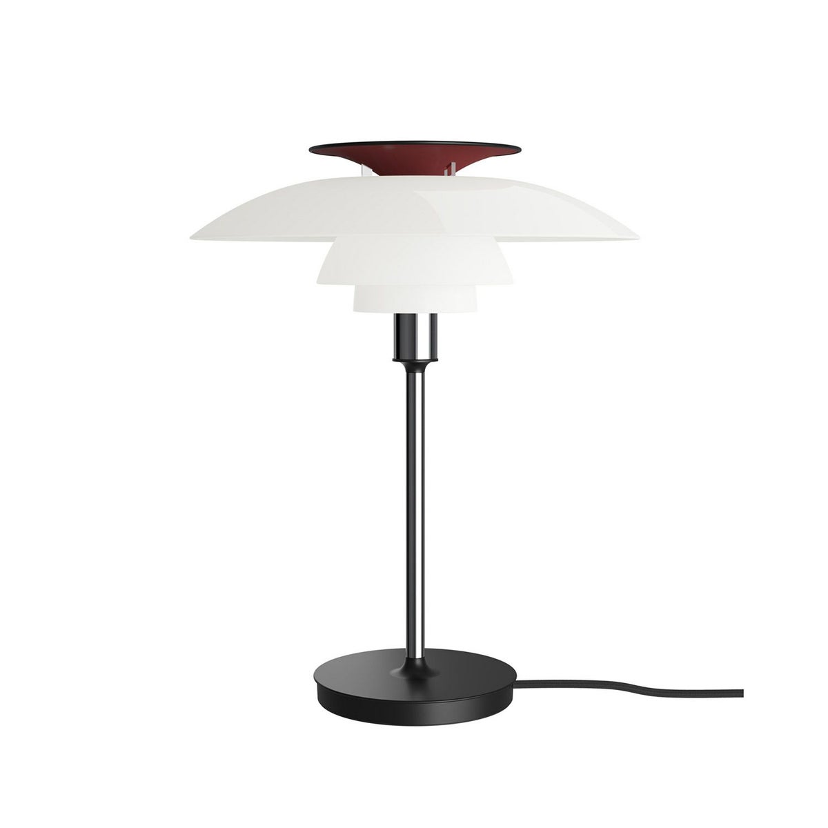 Louis Poulsen ルイスポールセン PH 80 Table Lamp テーブルランプ スタンドライト Φ320mm （シルヴァー・クローム） ポール・ヘニングセン