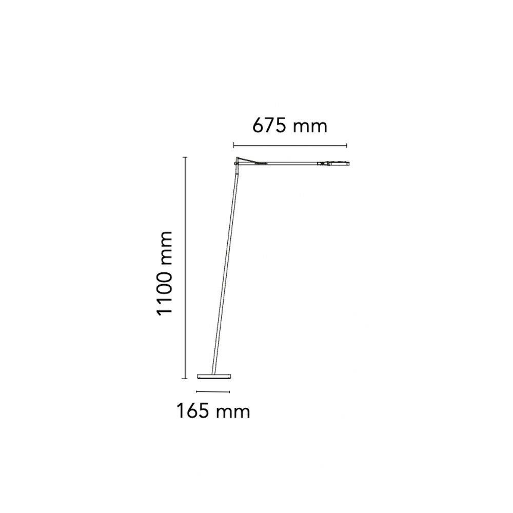 FLOS フロス Kelvin F LED ケルビン F LED フロアランプ 可動シェード カラー：3色 デザイン：アントニオ・チッテリオ