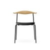 Carl Hansen & Son カール・ハンセン＆サン CH88P オーク （オイルフィニッシュ） ブラックフレーム 張座：レザー（Thor） デザイン：ハンス・J・ウェグナー