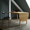 Carl Hansen & Son カール・ハンセン＆サン CH88P オーク （オイルフィニッシュ） ブラックフレーム 張座：レザー（Thor） デザイン：ハンス・J・ウェグナー
