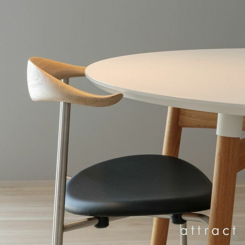 Carl Hansen & Son カール・ハンセン＆サン CH88P オーク （オイルフィニッシュ） ブラックフレーム 張座：レザー（Thor） デザイン：ハンス・J・ウェグナー
