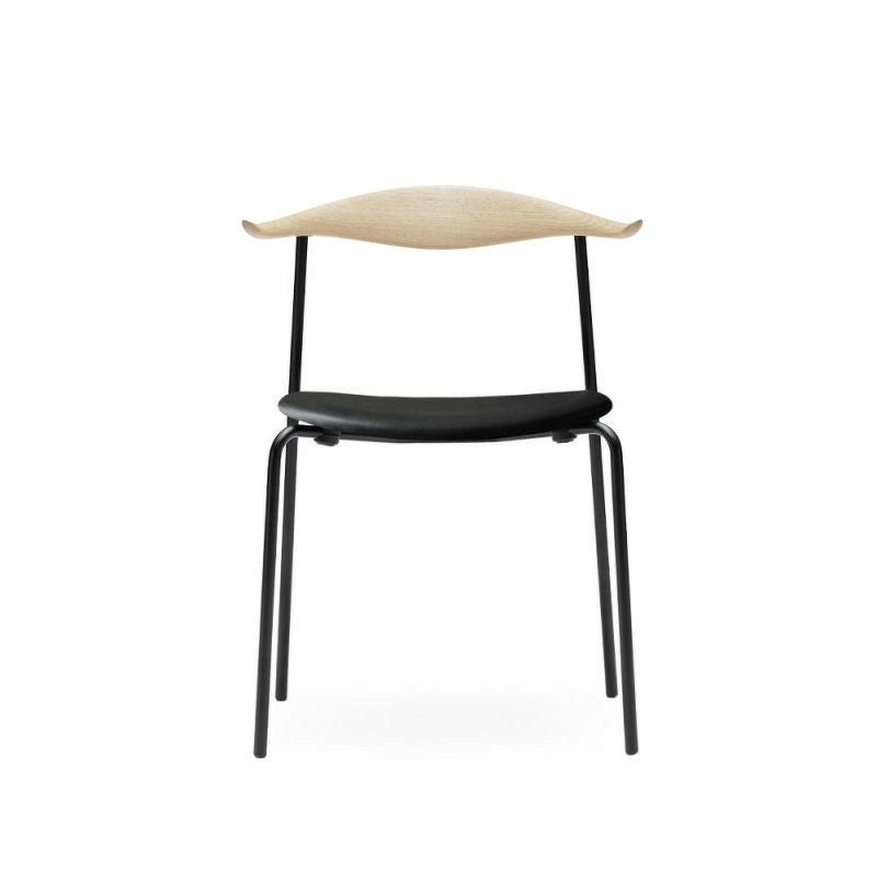 Carl Hansen & Son カール・ハンセン＆サン CH88P オーク （ソープフィニッシュ） ブラックフレーム 張座：レザー（Thor） デザイン：ハンス・J・ウェグナー
