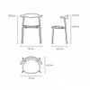 Carl Hansen & Son カール・ハンセン＆サン CH88P オーク （ソープフィニッシュ） ブラックフレーム 張座：レザー（Thor） デザイン：ハンス・J・ウェグナー
