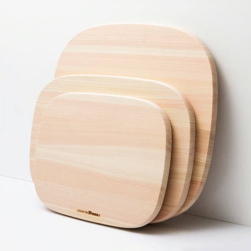 more trees モア・トゥリーズ まな板 カッティングボード ヒノキ 檜 サイズ：3種類 デザイン：深澤 直人