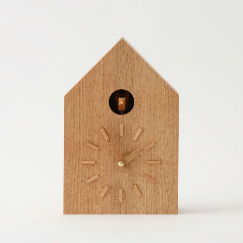 more trees（モア・トゥリーズ） > more trees モア・トゥリーズ 鳩時計 ハト時計 クォーツ式 クルミ 胡桃 デザイン：深澤 直人