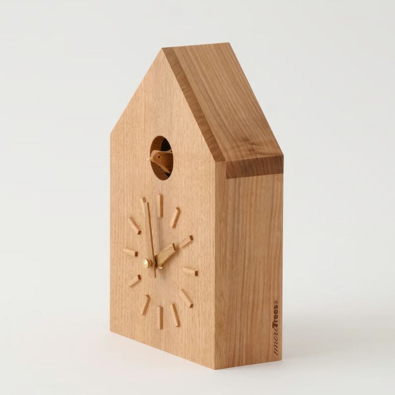 more trees（モア・トゥリーズ） > more trees モア・トゥリーズ 鳩時計 ハト時計 クォーツ式 クルミ 胡桃 デザイン：深澤 直人