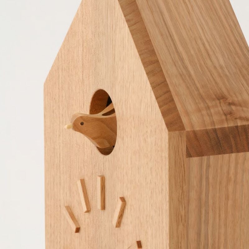 more trees（モア・トゥリーズ） > more trees モア・トゥリーズ 鳩時計 ハト時計 クォーツ式 クルミ 胡桃 デザイン：深澤 直人