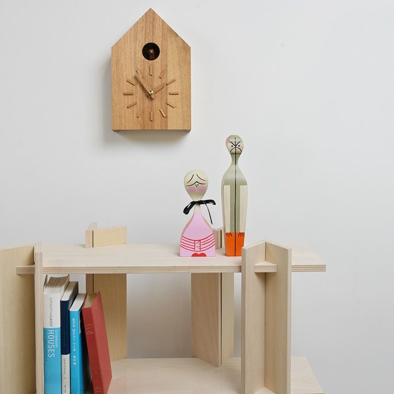 more trees（モア・トゥリーズ） > more trees モア・トゥリーズ 鳩時計 ハト時計 クォーツ式 クルミ 胡桃 デザイン：深澤 直人