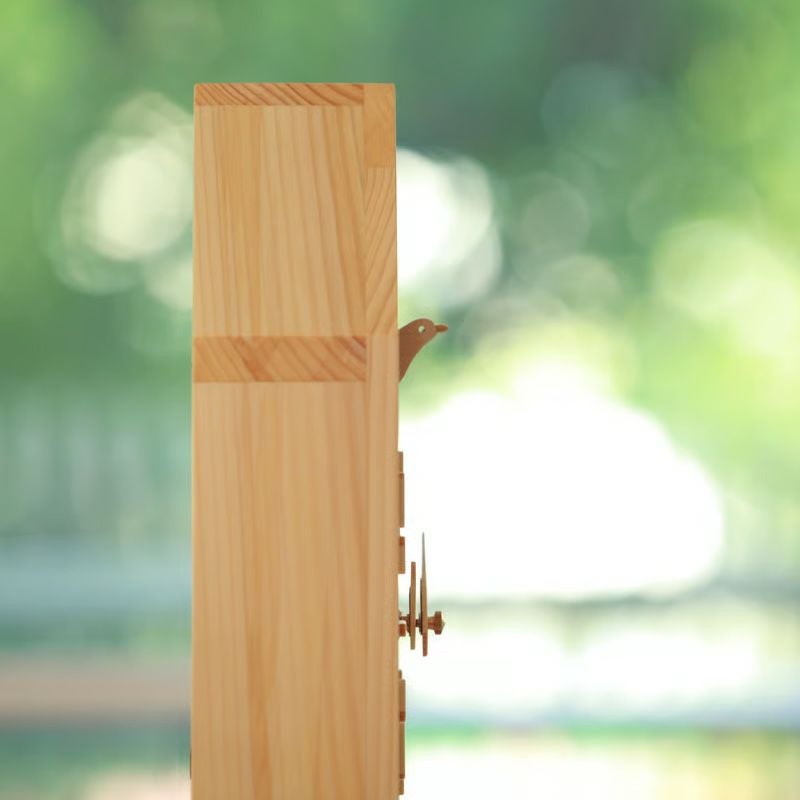 more trees（モア・トゥリーズ） > more trees モア・トゥリーズ 鳩時計 ハト時計 クォーツ式 クルミ 胡桃 デザイン：深澤 直人