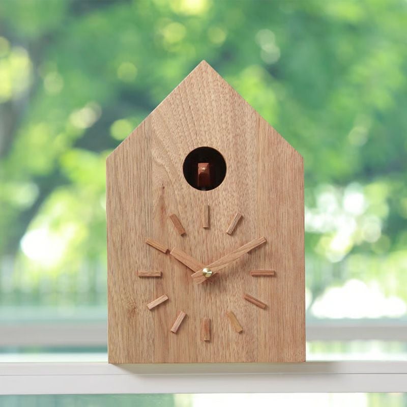 more trees（モア・トゥリーズ） > more trees モア・トゥリーズ 鳩時計 ハト時計 クォーツ式 クルミ 胡桃 デザイン：深澤 直人