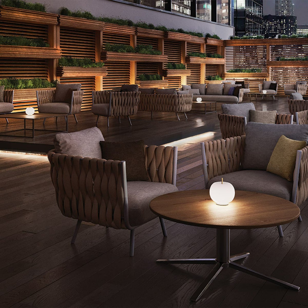 kdln ケーディーエルエヌ KUSHI MOBILE クシ モバイル ポータブルランプ LED テーブルランプ Φ160mm