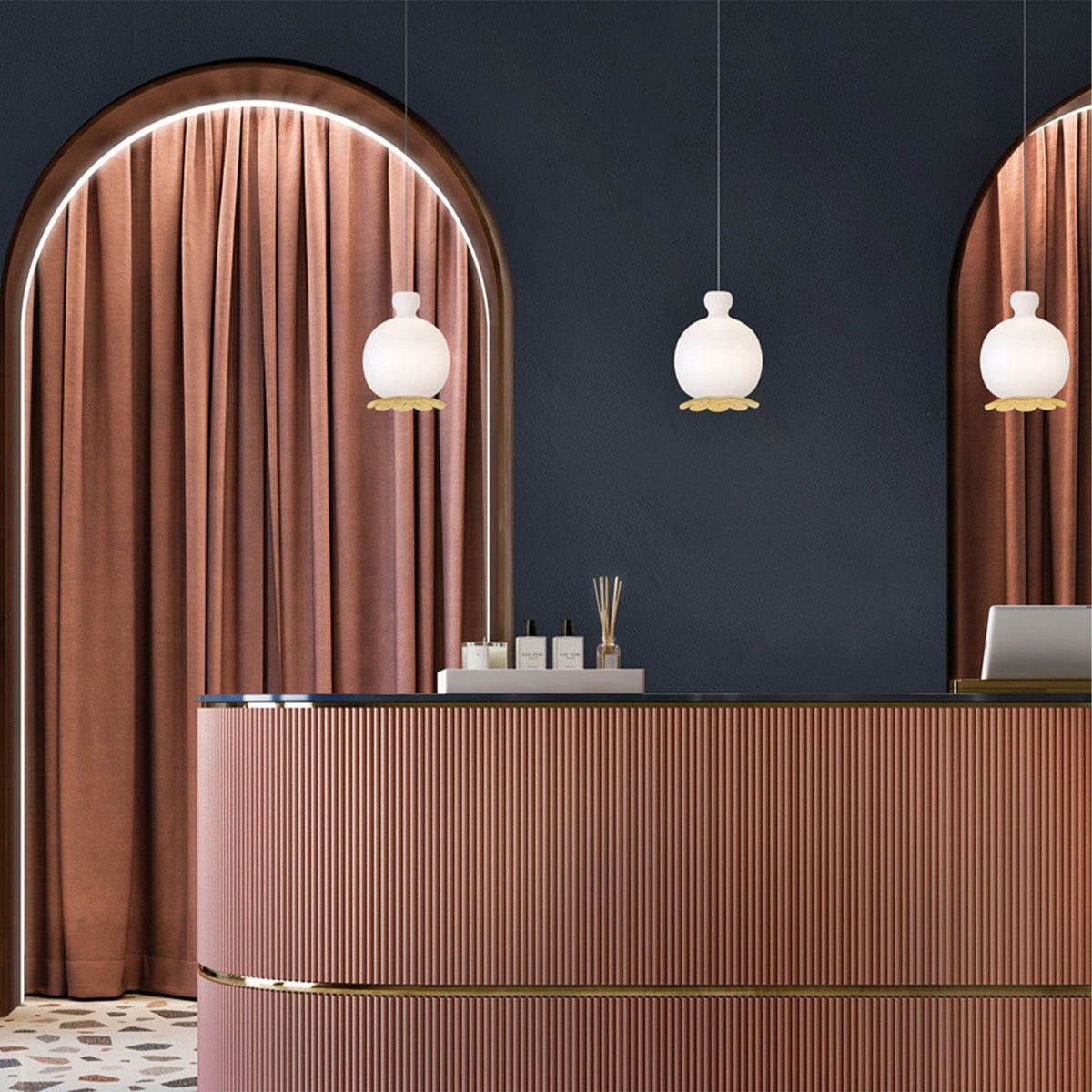 kdln ケーディーエルエヌ OPYO オピオ ペンダントランプ Φ220mm カラー：3色