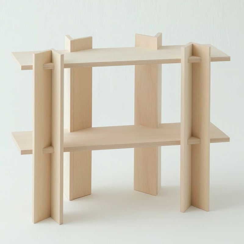 more trees モア・トゥリーズ KODACHI こだち コダチ シェルフ 棚 シナ合板 デザイン：隈 研吾