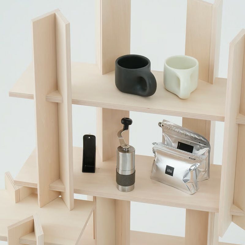 more trees モア・トゥリーズ KODACHI こだち コダチ シェルフ 棚 シナ合板 デザイン：隈 研吾