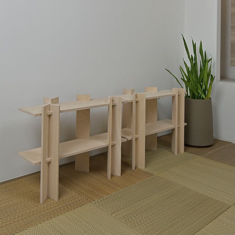 more trees モア・トゥリーズ KODACHI こだち コダチ シェルフ 棚 シナ合板 デザイン：隈 研吾