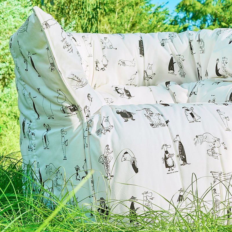 ムーミン × リーン・ロゼ コラボレーションソファ MOOMIN Riviera ムーミン リビエラ ligne roset リーン・ロゼ ROSETBrigantin ロゼブリガンタン 限定ファブリック Iランク デザイン：ミッシェル・デュカロワ