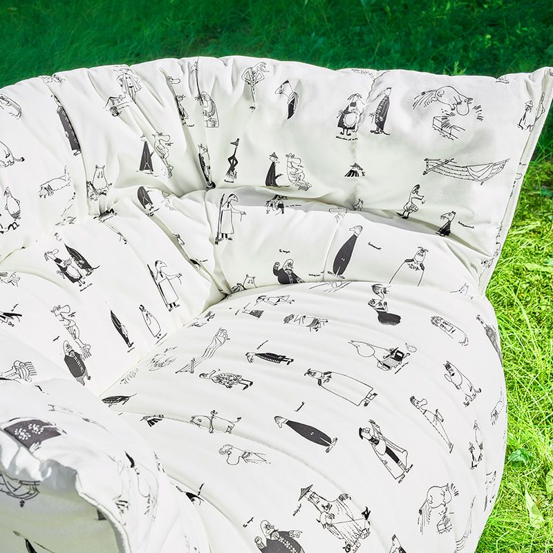 ムーミン × リーン・ロゼ コラボレーションソファ MOOMIN Riviera ムーミン リビエラ ligne roset リーン・ロゼ ROSETBrigantin ロゼブリガンタン 限定ファブリック Iランク デザイン：ミッシェル・デュカロワ