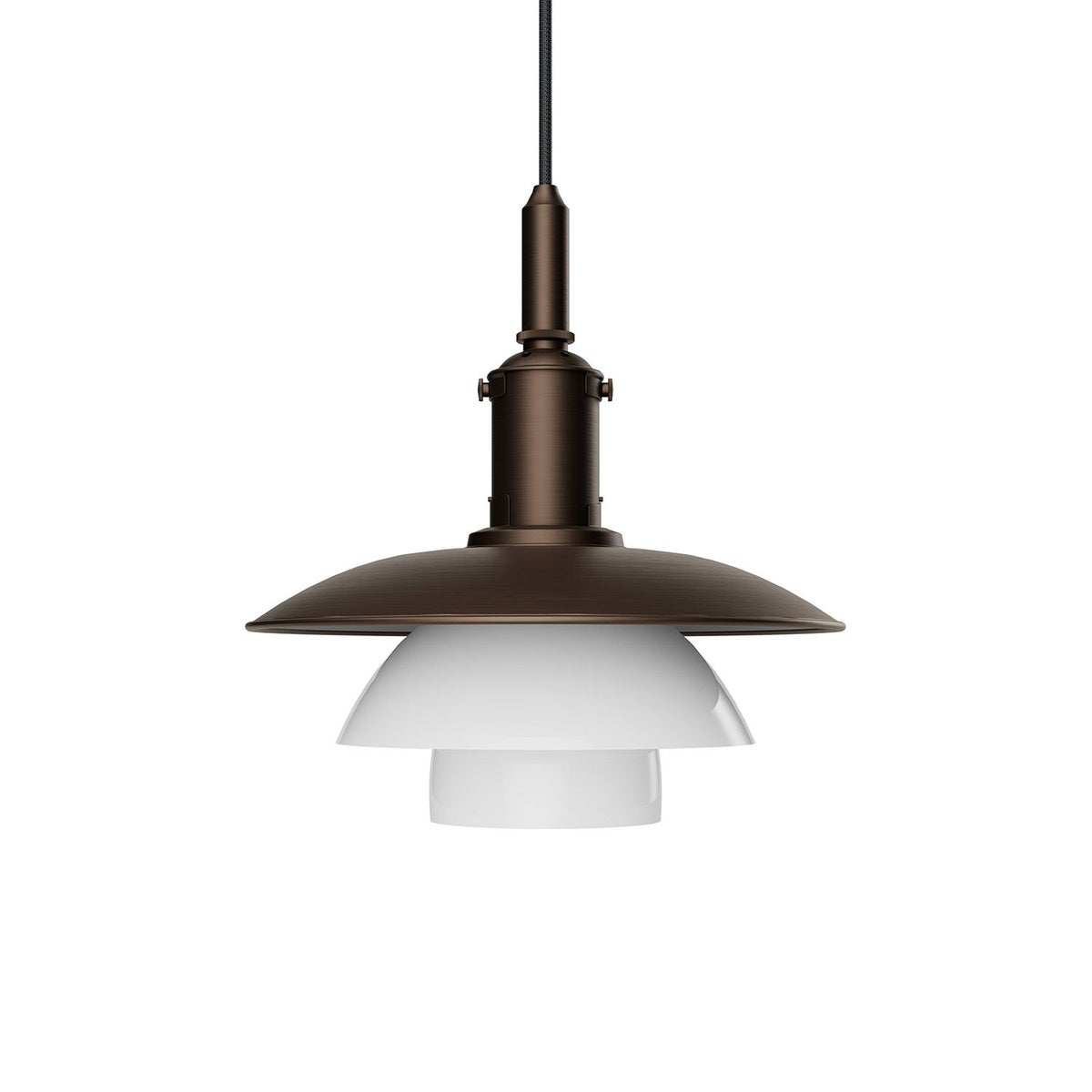 Louis Poulsen ルイスポールセン PH 3/3 Aged Brass Opal Pendant PH 3/3 エイジド・ブラス オパール ペンダント Φ285mm （エイジド・ブラス × 乳白ガラス） ポール・ヘニングセン