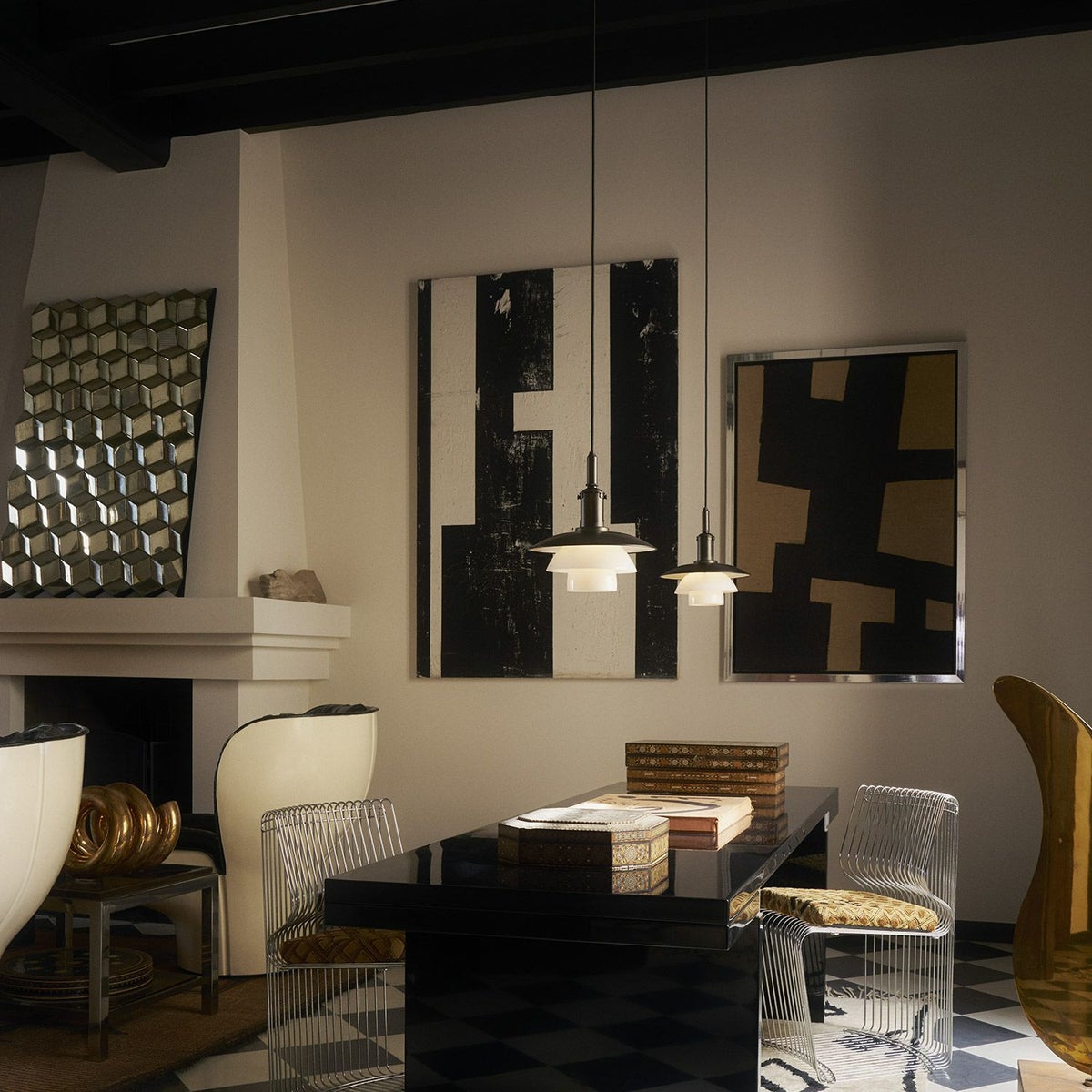 Louis Poulsen ルイスポールセン PH 3/3 Aged Brass Opal Pendant PH 3/3 エイジド・ブラス オパール ペンダント Φ285mm （エイジド・ブラス × 乳白ガラス） ポール・ヘニングセン