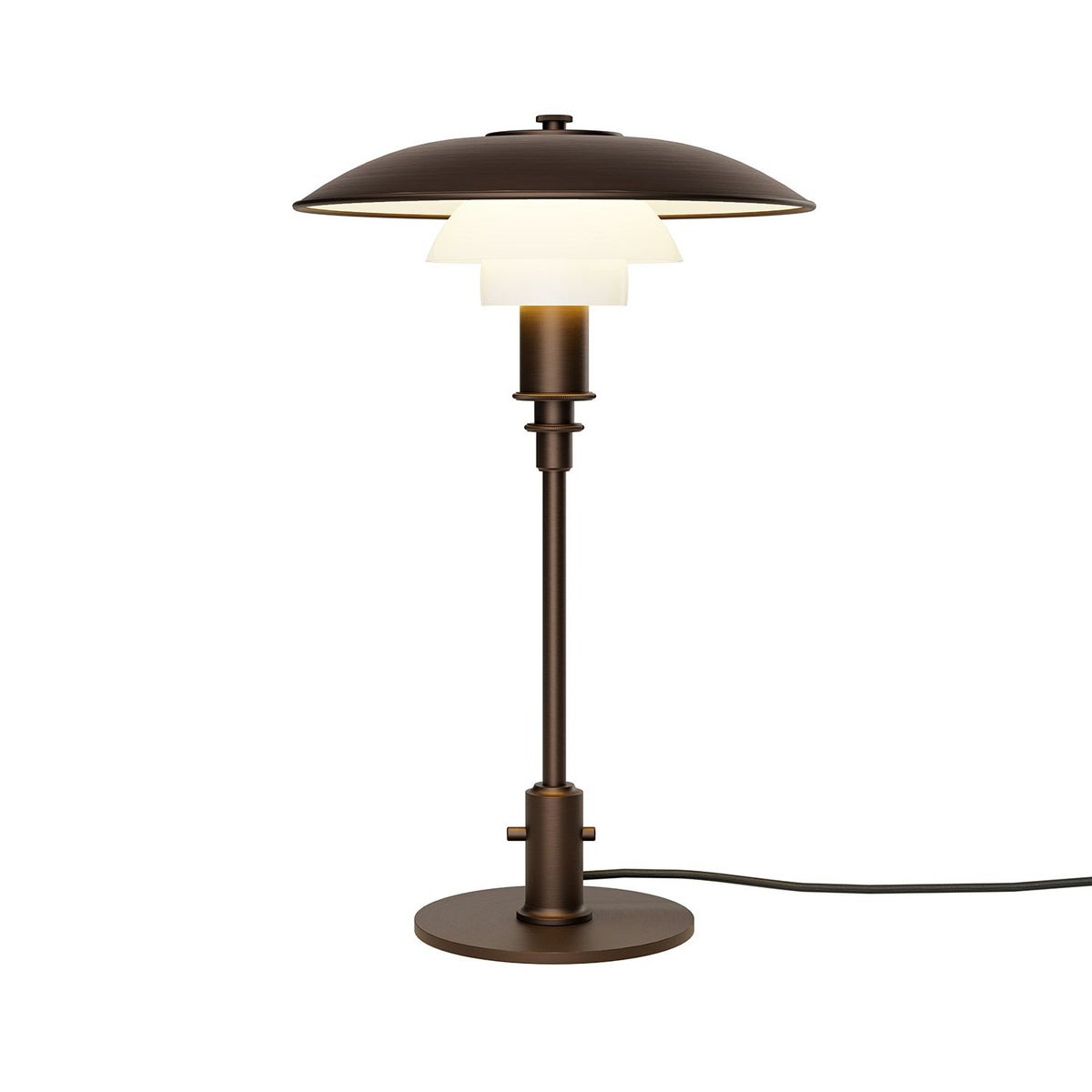 Louis Poulsen ルイスポールセン PH 3/2 Aged Brass Opal Table Lamp PH 3/2 エイジド・ブラス オパール テーブルランプ スタンドライト Φ285mm （エイジド・ブラス × 乳白ガラス） デザイン：ポール・ヘニングセン