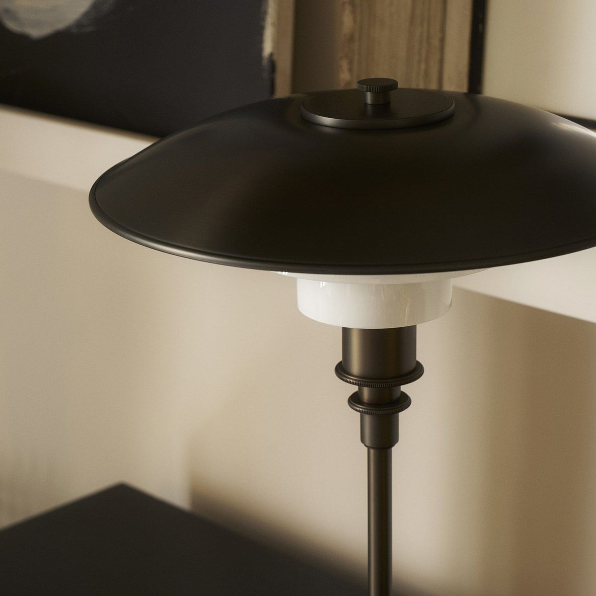 Louis Poulsen ルイスポールセン PH 3/2 Aged Brass Opal Table Lamp PH 3/2 エイジド・ブラス オパール テーブルランプ スタンドライト Φ285mm （エイジド・ブラス × 乳白ガラス） デザイン：ポール・ヘニングセン