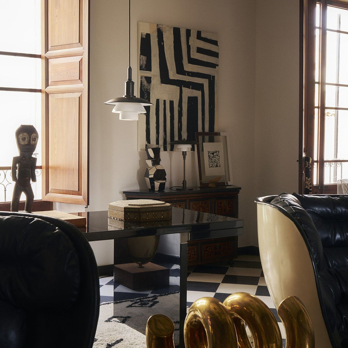 Louis Poulsen ルイスポールセン PH 3/2 Aged Brass Opal Table Lamp PH 3/2 エイジド・ブラス オパール テーブルランプ スタンドライト Φ285mm （エイジド・ブラス × 乳白ガラス） デザイン：ポール・ヘニングセン