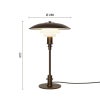 Louis Poulsen ルイスポールセン PH 3/2 Aged Brass Opal Table Lamp PH 3/2 エイジド・ブラス オパール テーブルランプ スタンドライト Φ285mm （エイジド・ブラス × 乳白ガラス） デザイン：ポール・ヘニングセン