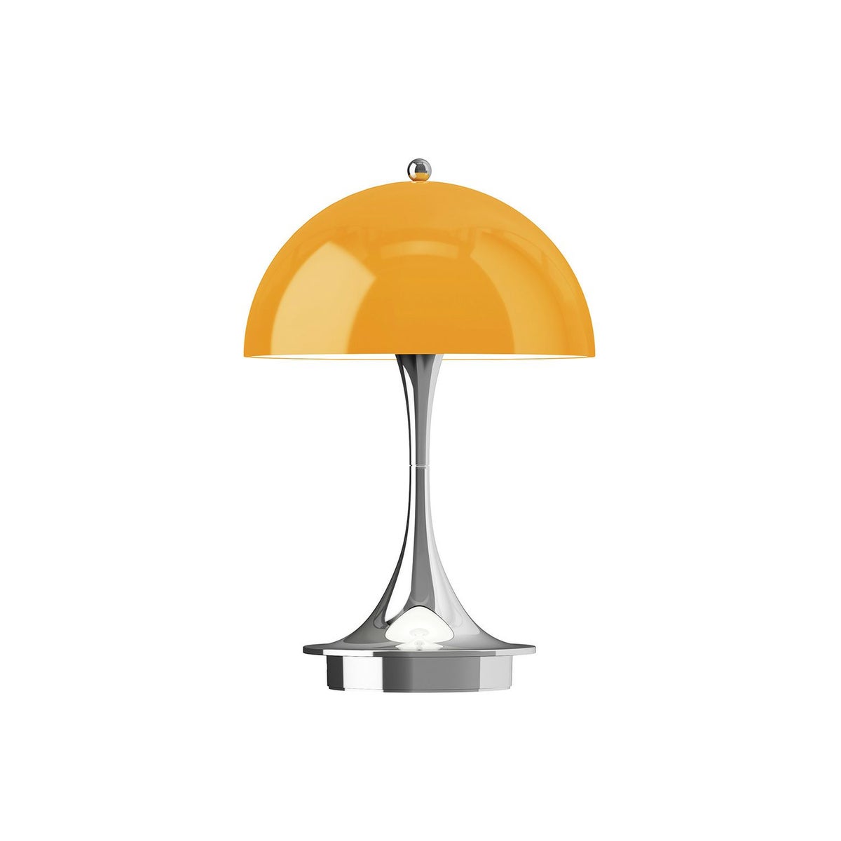 Louis Poulsen ルイスポールセン Panthella 160 Portable パンテラ 160 ポータブル （V3） テーブルランプ カラー：オパール・オレンジ クローム デザイン：ヴェルナー・パントン