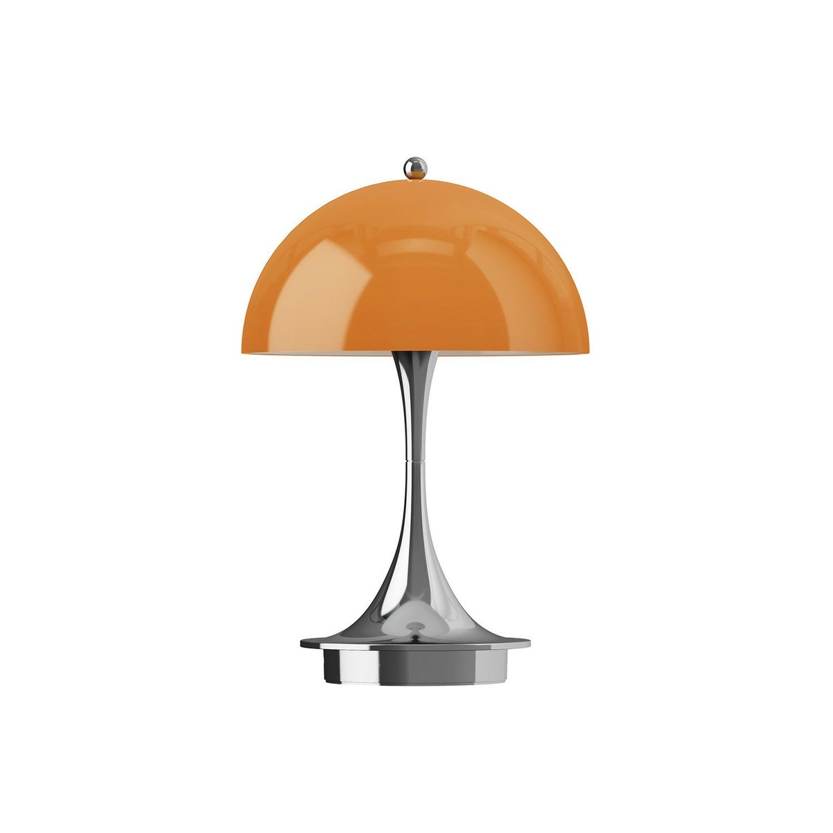 Louis Poulsen ルイスポールセン Panthella 160 Portable パンテラ 160 ポータブル （V3） テーブルランプ カラー：オパール・オレンジ クローム デザイン：ヴェルナー・パントン
