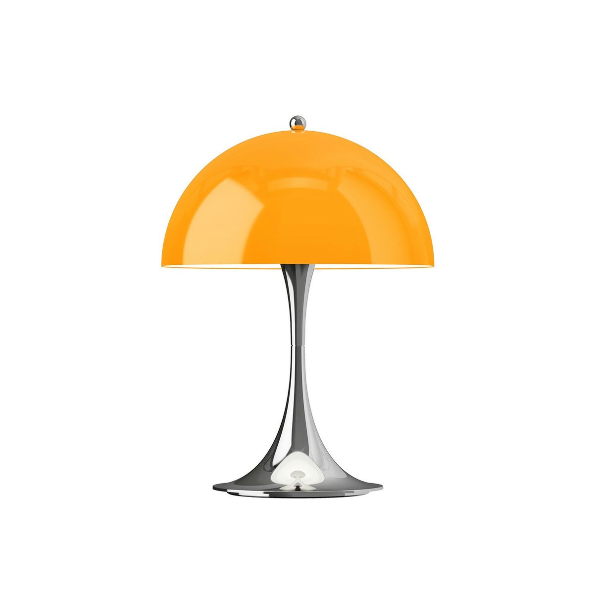Louis Poulsen ルイスポールセン Panthella 250 Portable パンテラ 250 ポータブル テーブルランプ カラー：オパール・オレンジ クローム デザイン：ヴェルナー・パントン