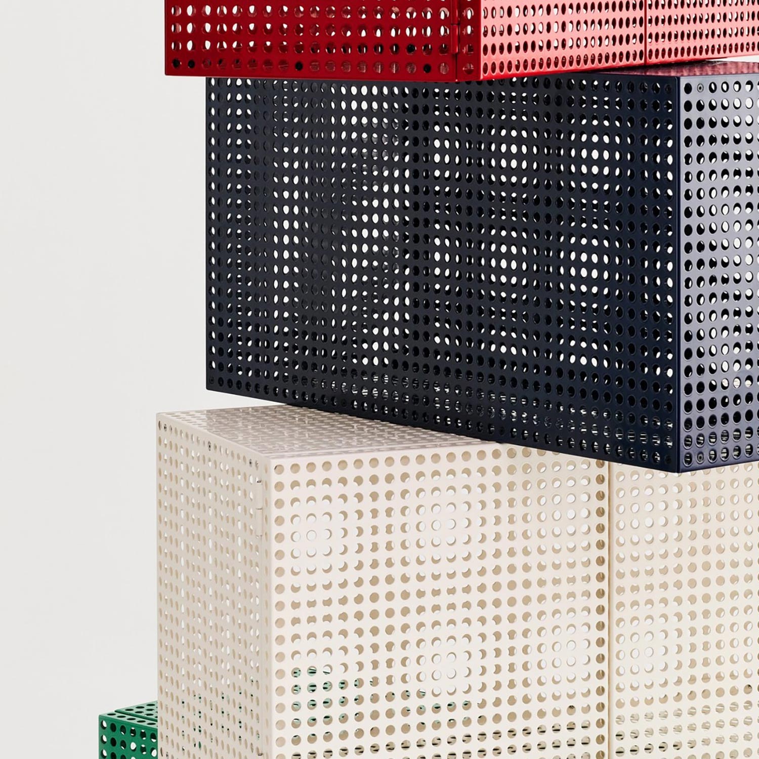 HAY ヘイ Perforated Cabinet Floor パーフォレイテッド キャビネット フロア L ラージサイズ 収納 デザイン：ミュラー・ヴァン・セーヴェレン