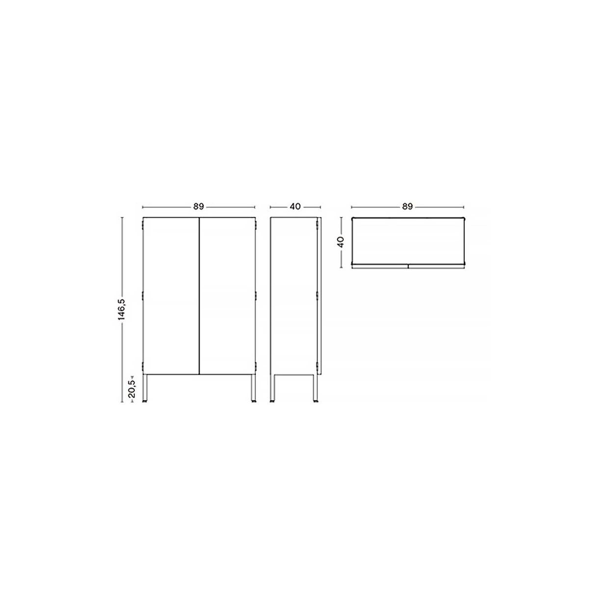 HAY ヘイ Perforated Cabinet Floor パーフォレイテッド キャビネット フロア L ラージサイズ 収納 デザイン：ミュラー・ヴァン・セーヴェレン
